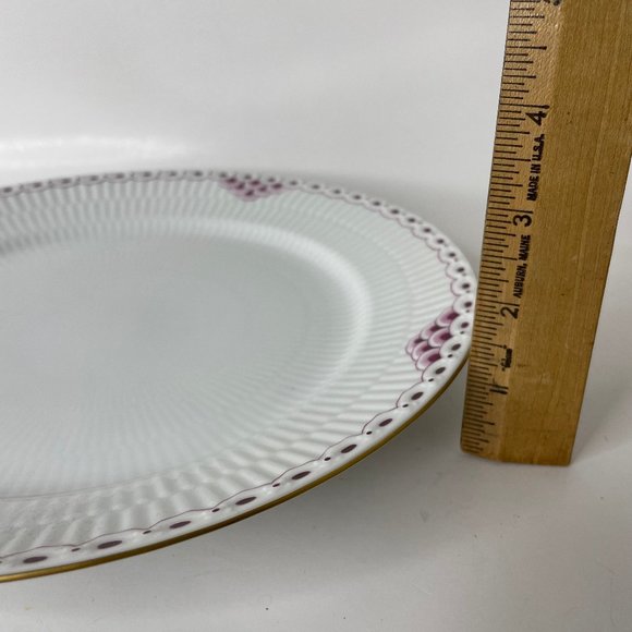 Royal Copenhagen Princess Purple Large Dinner Plate 627 10 3/4" - Picture 11 of 13